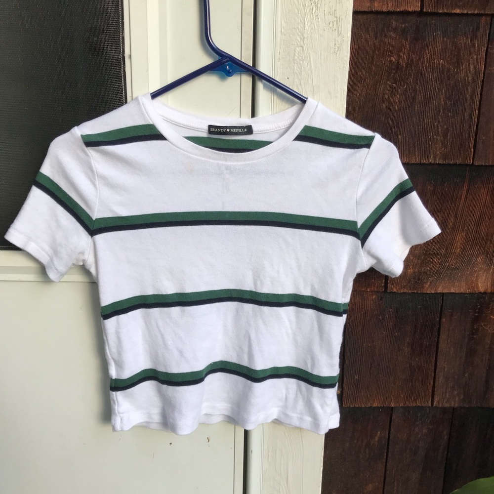 Brandy Melville Striped Helen Tee